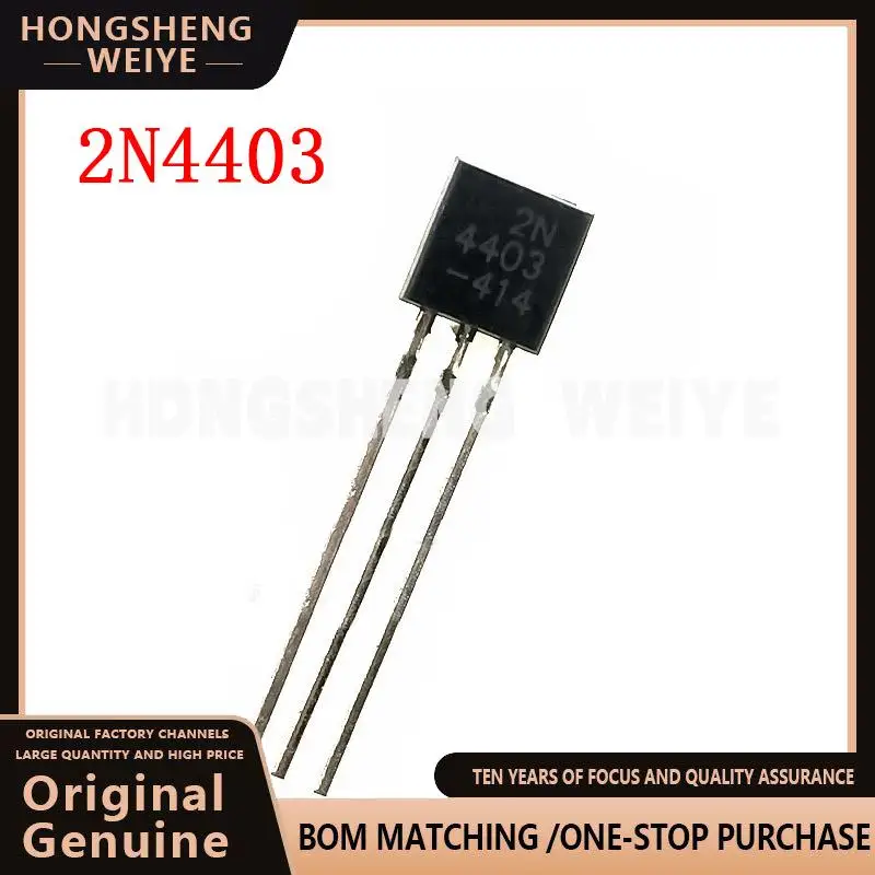 100%new 50pcs/lot 2N4403 4403 TO92 new triode transistor