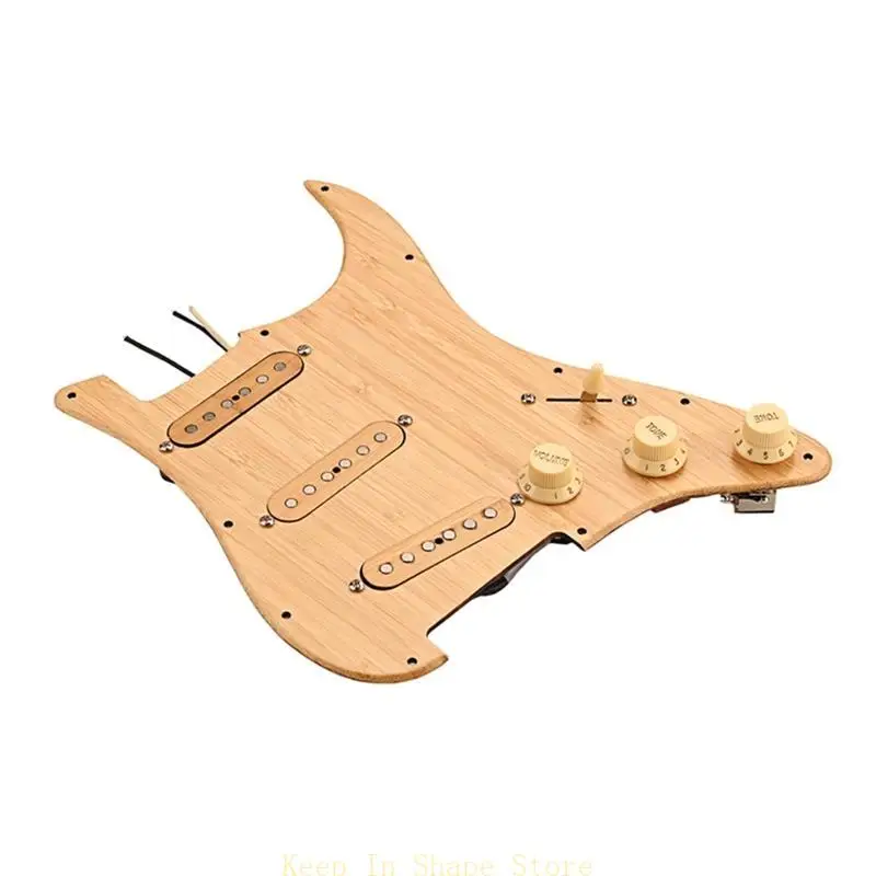 U1JC 11 Hole Single-Coil Pickup Loaded Prewired Pickguard Electric Guitar Accessories