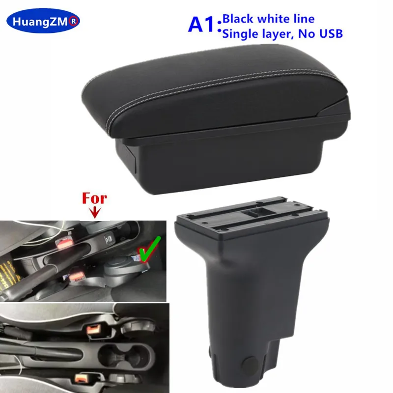 Voor Fiat 500 armsteun doos Voor Fiat CRONOS Auto Armsteun doos Gewijd Retrofit verhogen Interieur Center opbergdoos Auto Accessoires