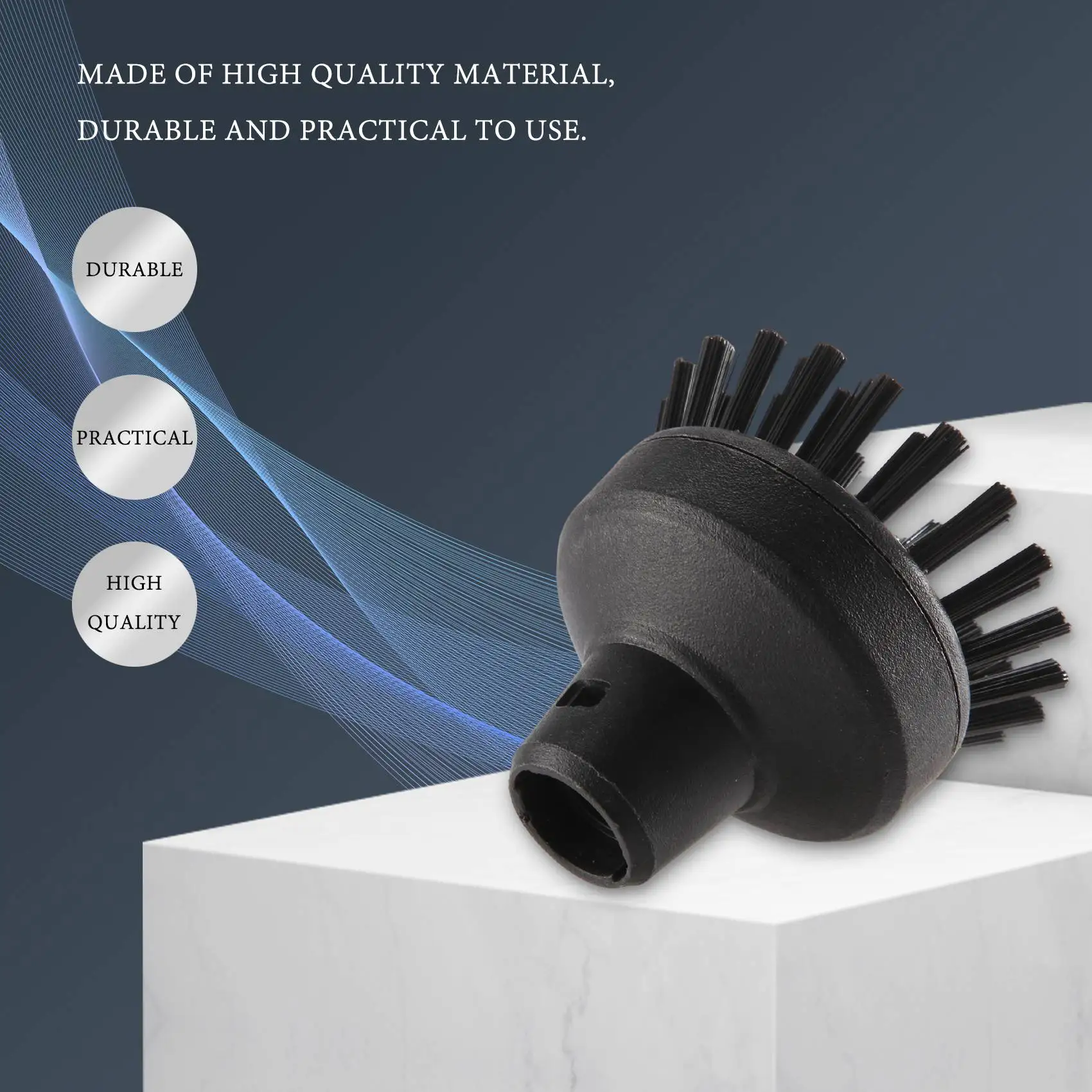 Большая круглая щетка для Karcher SC1 SC2 SC3 SC4, щетка для чистки пароочистителя, адаптер для насадки, щетка для чистки домаN02R