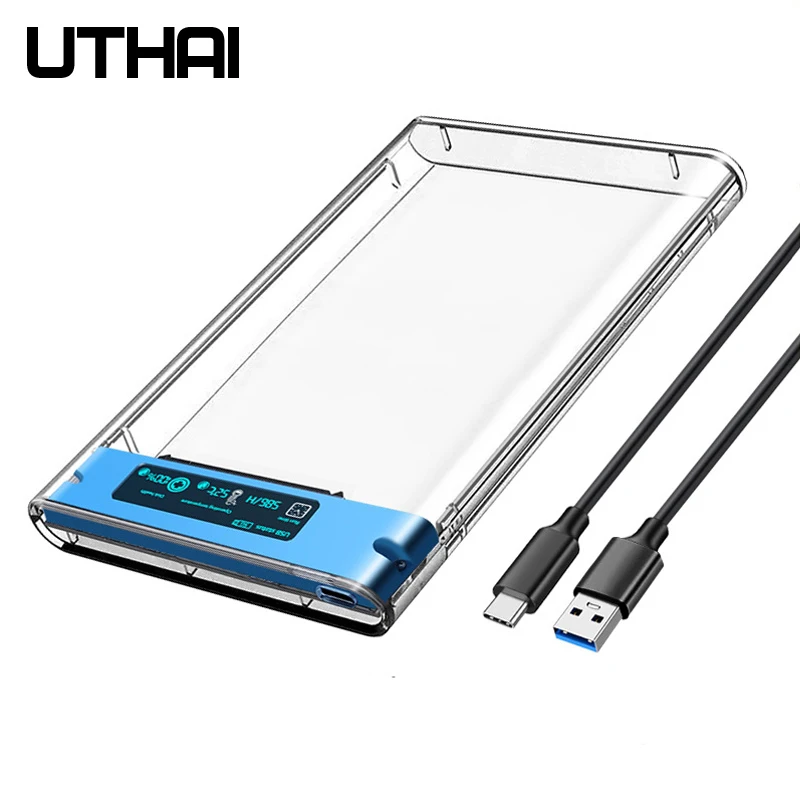 UTHAI SL Mobile 5Gbps hard drive box, 2.5-inch laptop external Type-C mechanical solid-state SSD external case