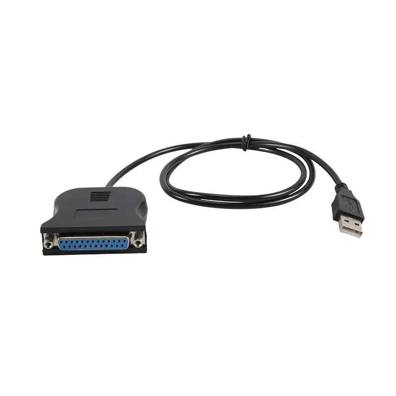 New!!USB To 25 Pinhole Parallel Cable DB25 Interface IEEE 1284 Printer USB2.0 Cable 25 Hole Adapter Cable Easy Install