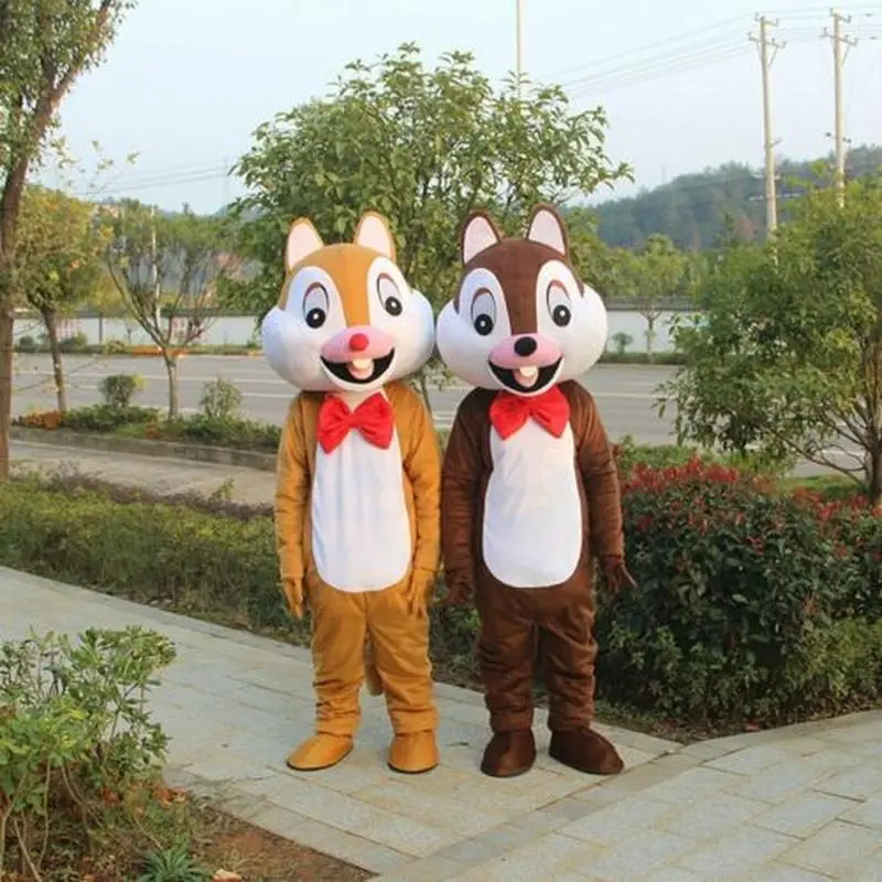 Squirrel Chipmunk Mascot Costume Suit Cosplay Party Carnival Halloween Carnival Cosplay Party Props Accessories Game Fans Gift