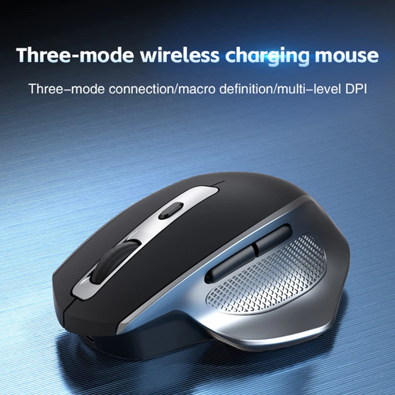 

Wireless Mouse Bluetooth 2.4G Wired Three Modes Connection Silent Mouse Charging Ergonomic Gaming Office Mouse DPI Adjustable