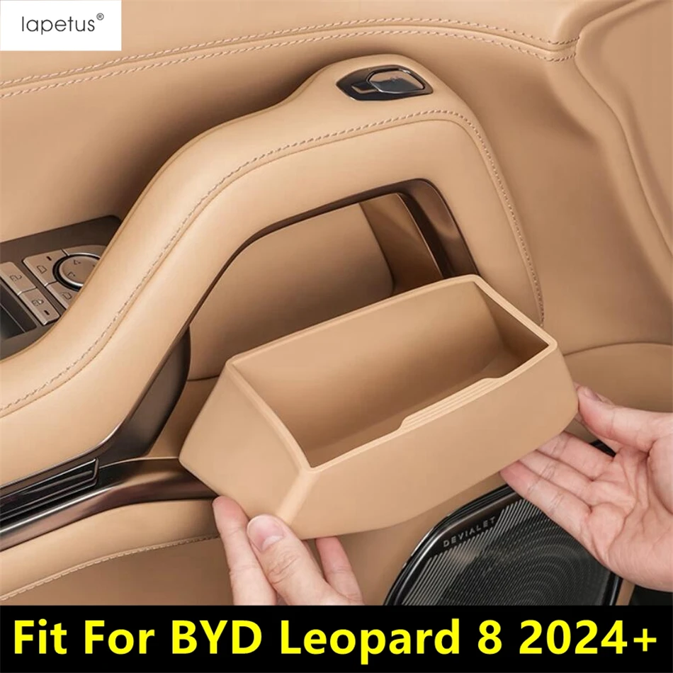 

Автомобильный внутренний подлокотник, дверной ящик для хранения, контейнер, органайзер для телефона, держатель, лоток для BYD Leopard 8 2024 2025, аксессуары для интерьера