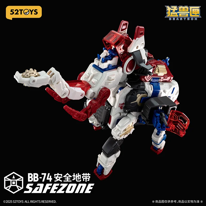 52toys 비스트 박스 시리즈 액션 피규어 조립 메카 모델 장난감 안전 구역 변신 장난감 수집용 선물 데스크탑 장식품