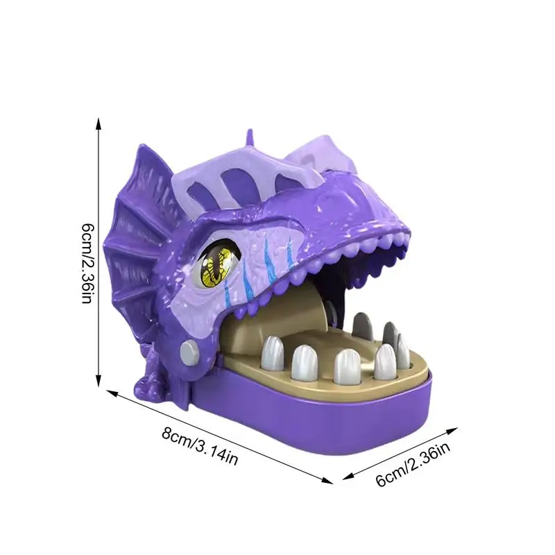 ของเล่นแบบอินเทอร์แอคทีฟสำหรับกัดนิ้วมือไดโนเสาร์เกมลูกบอลของเล่นสุนัขโต๊ะเกมกระดานของเล่นยากสำหรับ
