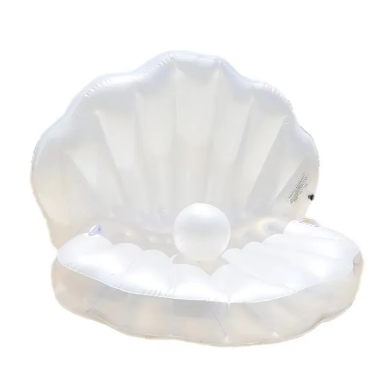 

Portable Pvc Big Seashell Float Bed Inflatable Swimming Clamshell Pool Float for Water Party