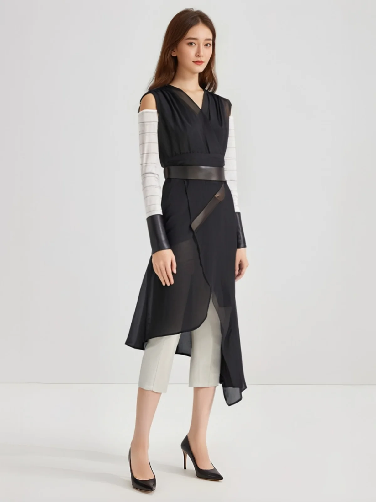 

Новый костюм для косплея 2025, рыцарь-джедай на Хэллоуин, Рей, сценический костюм, женская традиционная этническая одежда