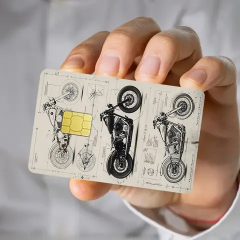 मोटरसाइकिल हार्ले एनमी स्टिकर फिल्म स्किन कवर क्रेडिट कार्ड डेबिट बैंक कार्ड फ्रंट के लिए 10 best sales हार्ले स्टिकर - №9