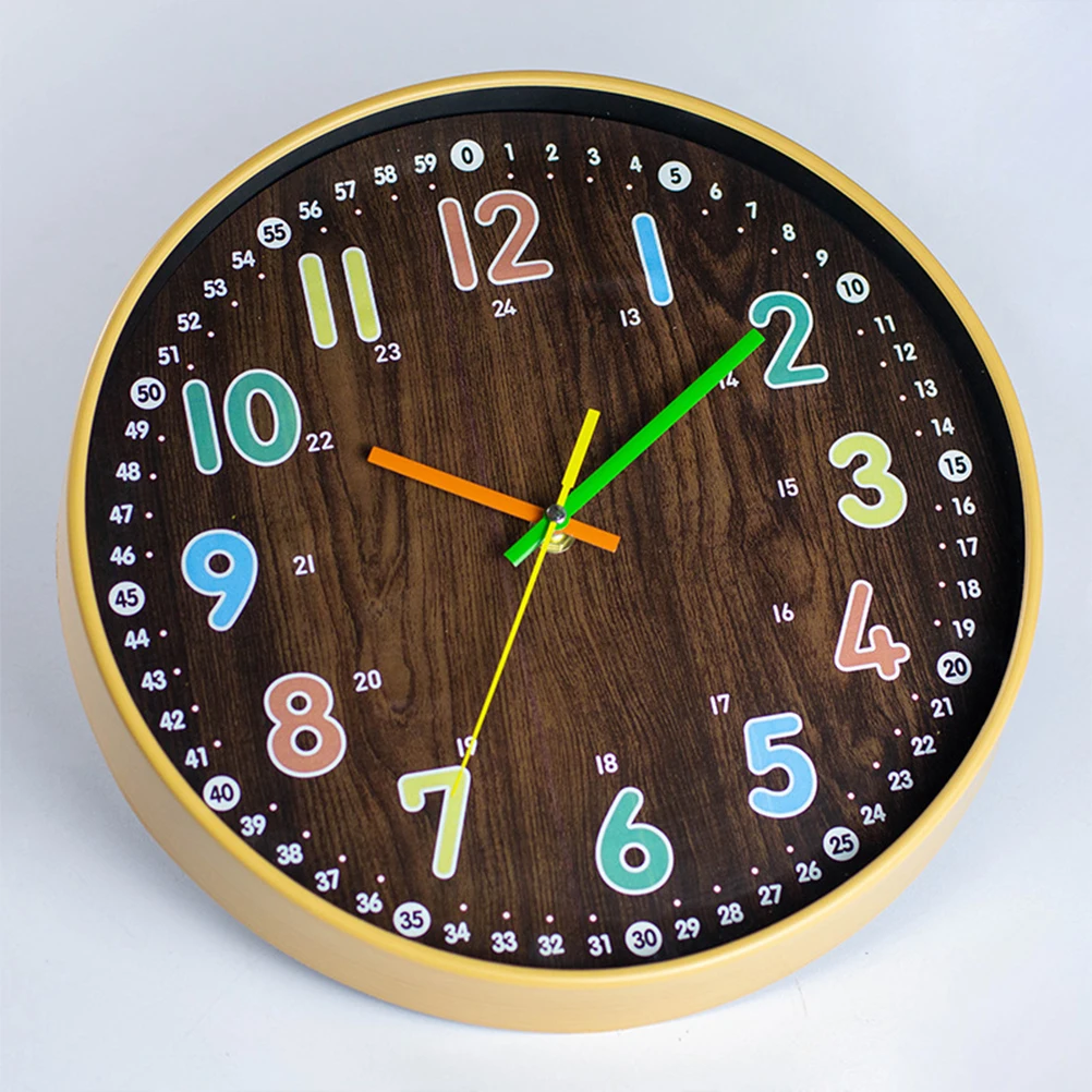 

Wall Decorative Clock for Silent Clocks Kids Bedroom Wood Modern Style Delicate Child