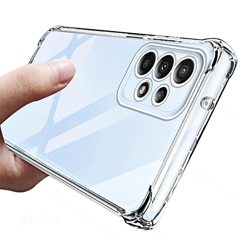 Clear Case For Samsung Galaxy A23 5G Case Thick Shockproof Soft Silicone Phone Cover for Samsung A23 4G 6.6