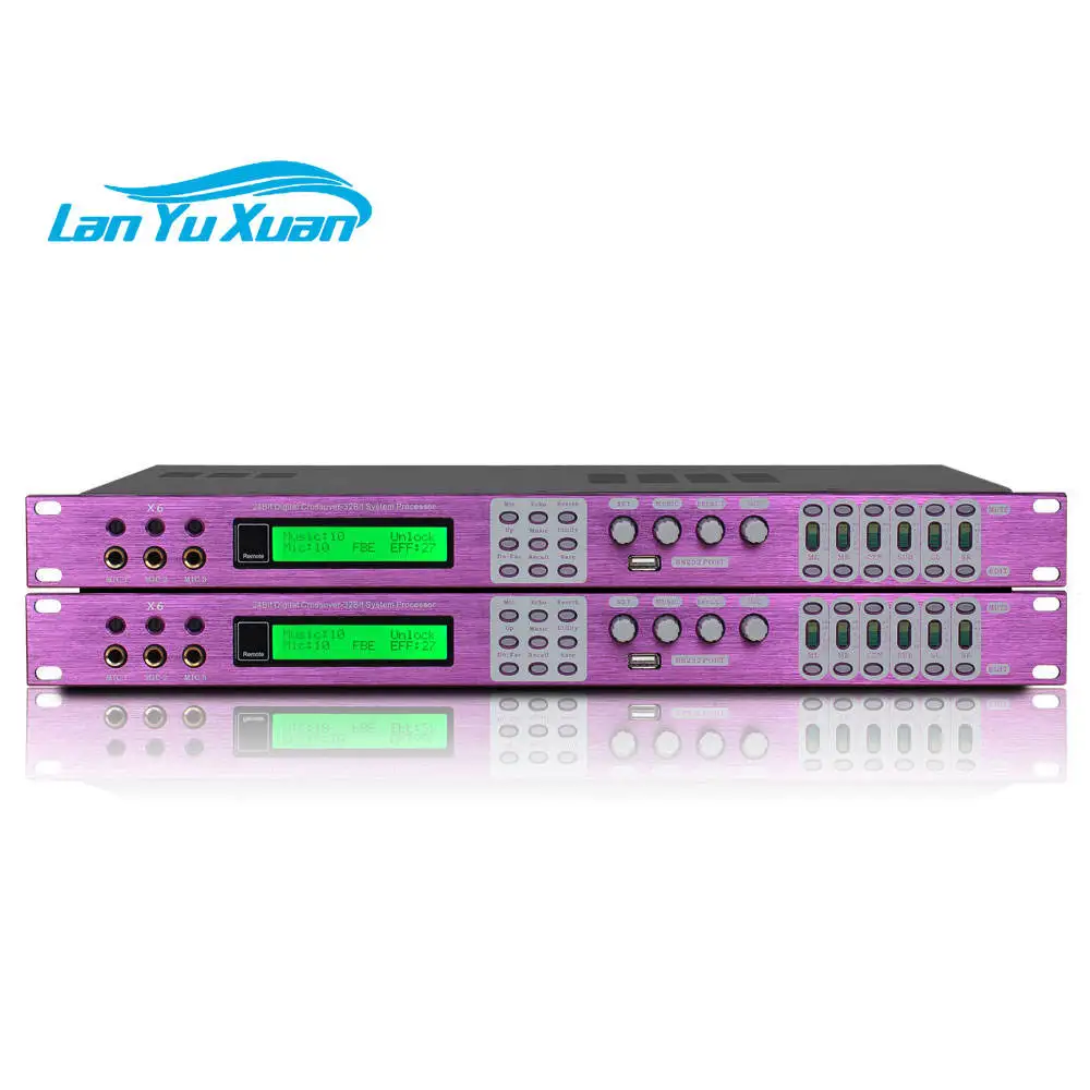 EIF X6 Factory Best Sale Digital Effect Processor Karaoke DSP Processor Audio Stereo Sound KTV System