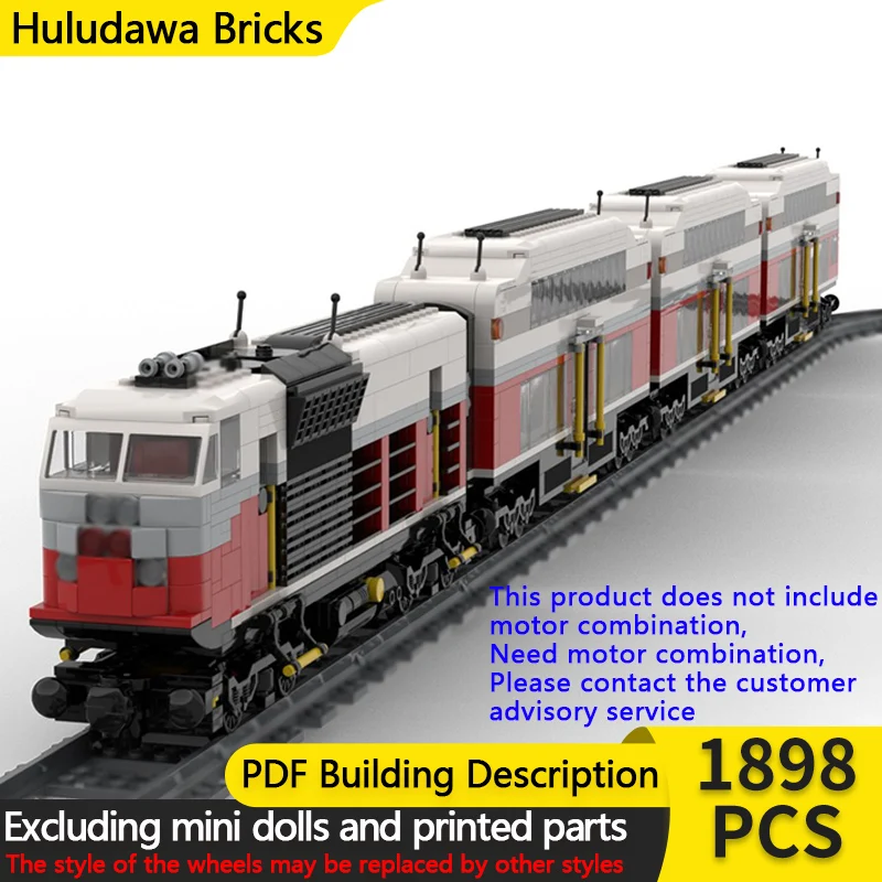 

Модель городской автомобиль MOC, строительные кирпичи, высокоскоростной железнодорожный поезд, передача, модульная технология, детские праздничные подарки, сборные игрушки, костюм