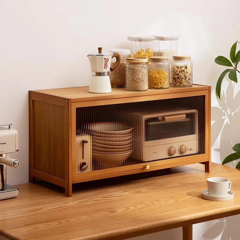 Prateleira de cozinha acabamento rack tempero prateleira de armazenamento suprimentos de cozinha prateleira doméstica armário lateral de jantar multi-camada
