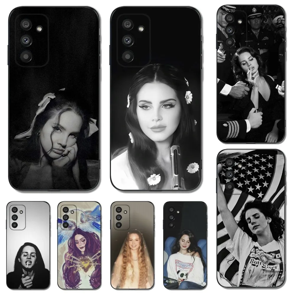 Singer L-Lana Del R-Rey Phone Case for SamsungS24,S23,S22,S21,S20 Ultra Pro S10,S30Plus,20 Ultra Black Cover