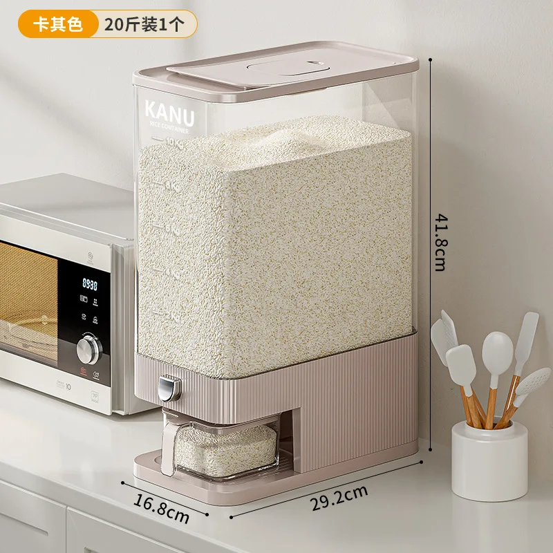دلو الأرز المضغوط بدرجة الطعام، مقاوم للحشرات، مقاوم للرطوبة، مختوم، خزان الأرز المنزلي، حاوية تخزين الحبوب المتنوعة