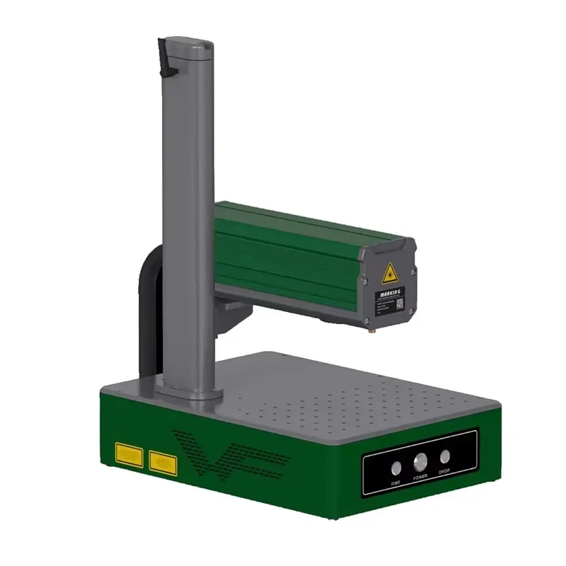 Yaomatec Desktop Portable Fiber Laser Marking Machine Engraving Machine 20W for Metal Steel Gold Silver Aluminum