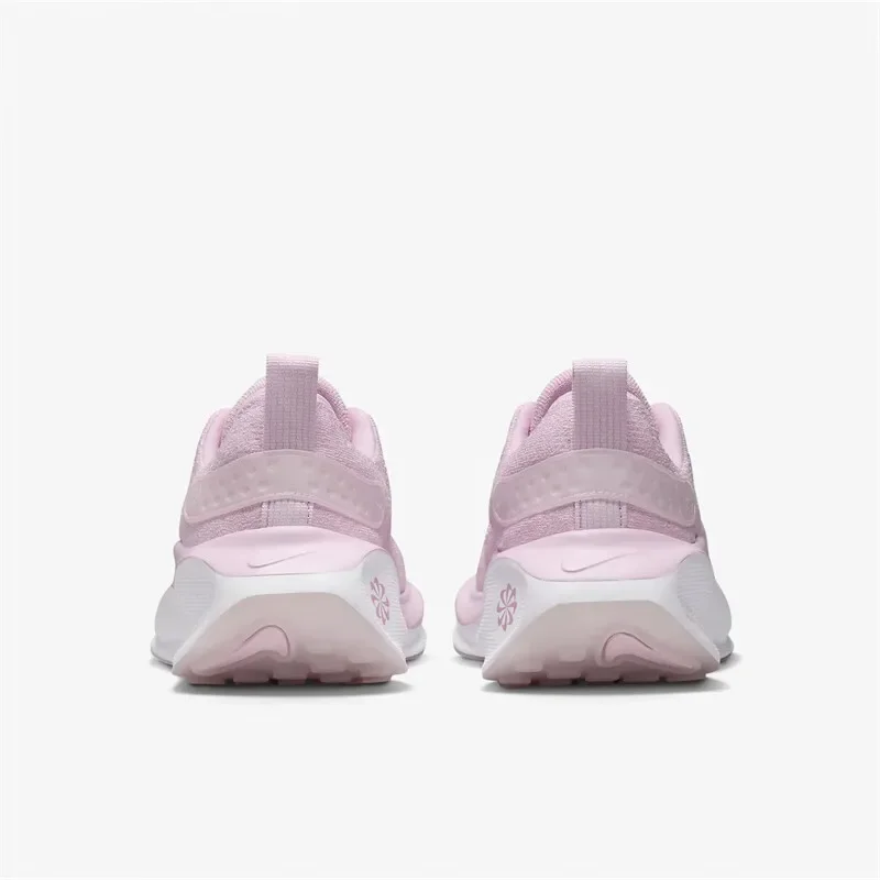 Nike-Chaussures de Course React Extron Run FLy107 4 pour Femme, Basses, Décontractées, Confortables, Rose et Blanc