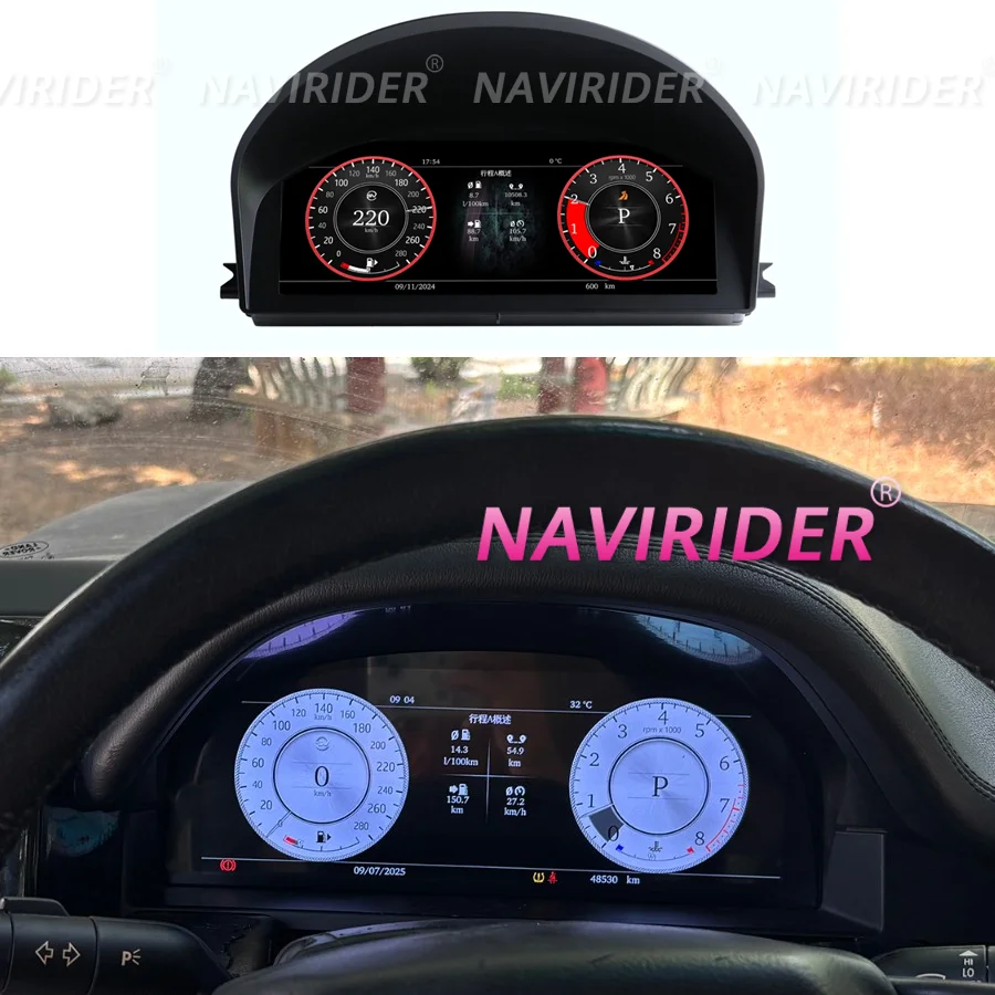 Digital Virtual Cockpit Instrument Cluster LCD Dashboard Tachometer CarPlay for Land Rover Range Rover L322 V8 2002-2009