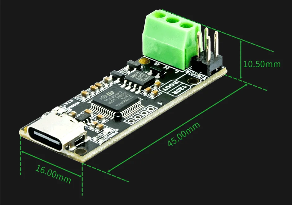 MKS CANable 2.0 USB zu CAN Adapter Analysegerät CANFD SLCAN SocketCAN CANdleLight Klipper 3D-Drucker-Teile – Detail 21