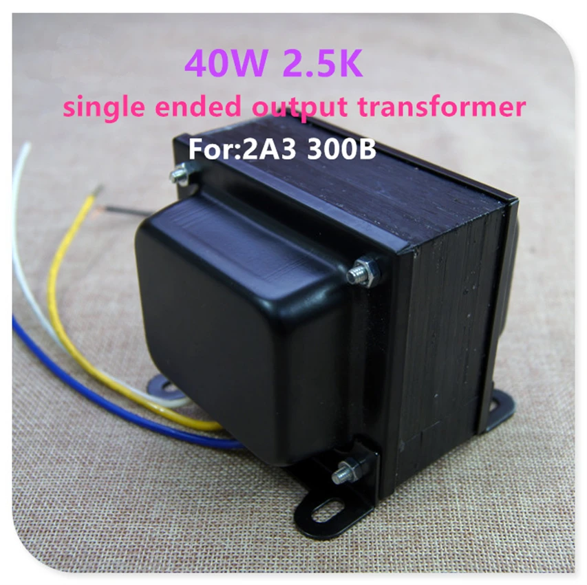 40W 2.5K Single Ended Output Transformer, Electronic Tube Amplifier Output Audio Transformer Suitable For 2A3 300B, etc