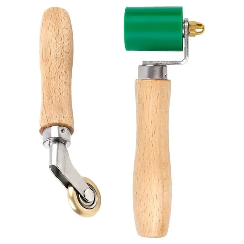 [A93Z!】 Brass Pressure Roller Manual Welding Tool Silicone Handwheel, High-Temperature Resistant Joint For PVC/TPO/EPDM