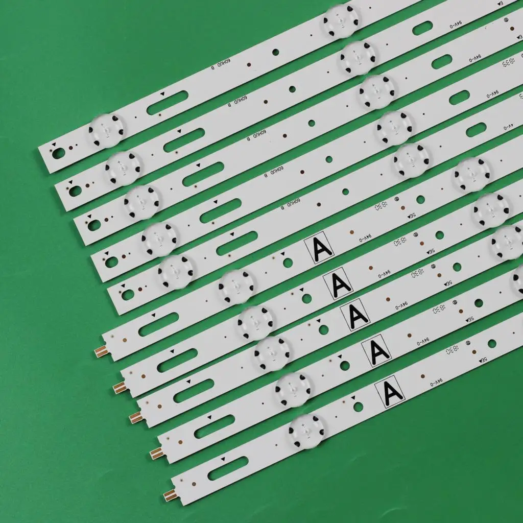 10Pcs LED Strip For KD-60X695E KD-60X690E KD-60X6700E S600DUC-1 D60-F3 KCL60 A8387828A 17Y 60UHD A B REV02 5LED SVG600A36-A B