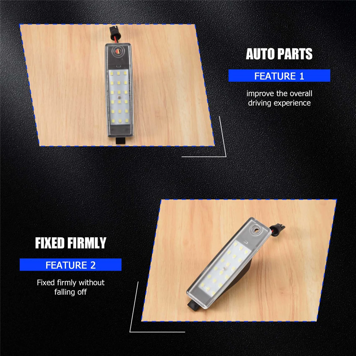 

White Led Number License Plate Light Replacement For Toyota Hiace Hi-Ace H200 2004-2012 Car Accessories