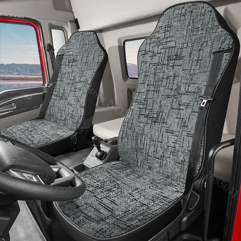 Breathable Seat Cover Large Lorry Bus Truck Heavy-duty Cushion for SITRAK SCANIA Volvo Benz Renault DAF IVECO ISUZU TATRA Sany