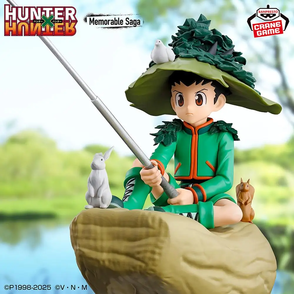 

In Stock BANPRESTO HUNTER HUNTER Memorable Saga Fishing GON FREECSS Anime Figure Action Figurine Boxed Model Toys Holiday Gifts