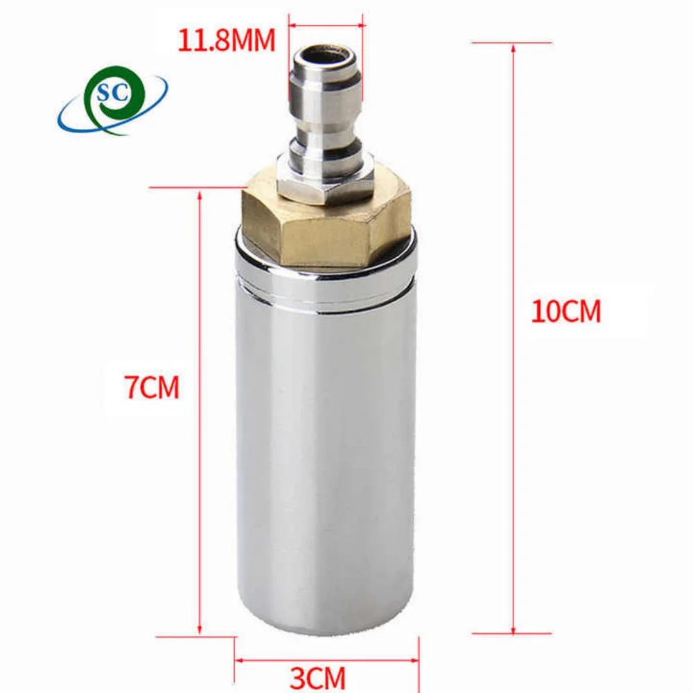 

1/4'' quick connector 5000psi 360° Rotating turbo nozzle high pressure car washer cleaning nozzle with Ceramic Core,SS body