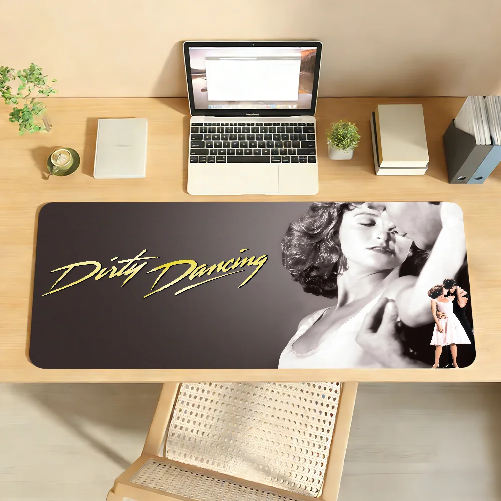 Alfombrilla de ratón con diseño de película clásica Dirty Dancing, antideslizante, con borde de bloqueo, accesorios para PC y portátil, alfombrilla de goma para teclado de oficina, alfombrilla de escritorio XXL para juegos