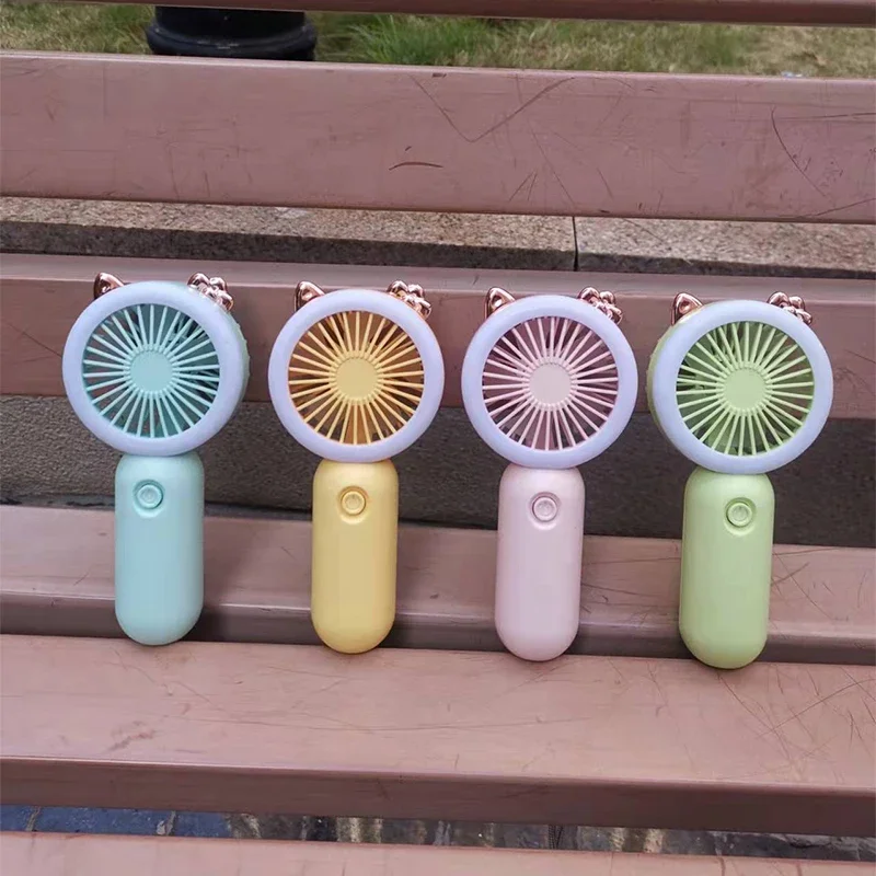 USB Rechargeable Mini Portable Fan - Travel & Shopping Hand Fan - Strong Wind Pocket Air Cooler Air cooler portable Desktop fan