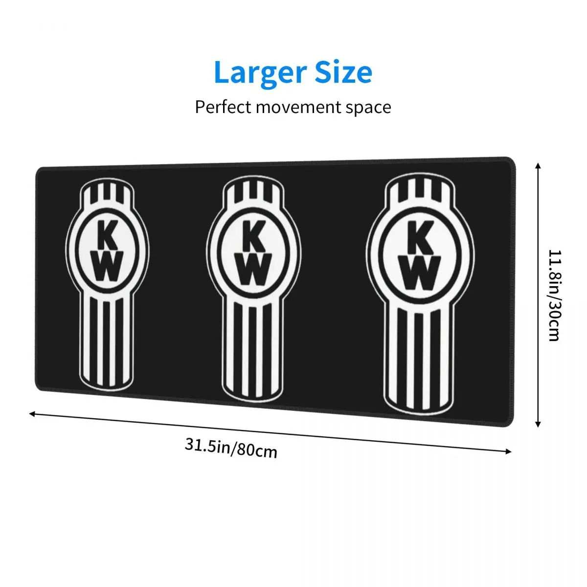 Large Mouse Pad Kenworth Truck Logo Gamer PC Laptop Mats Keyboard Carpet Computer Gaming Office Accessories Desk Mat