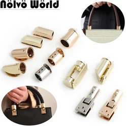 Round Metal Side Hook Screws Connect Buckles For Bags Strap Belt Handle Shoulder Clips Hanger Hanging Craft Hardware Accessories