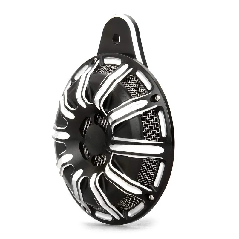 Station wagon big double street glide road glide 91-up horn cover kit motorcycle black/chrome numerical control aluminum cutting
