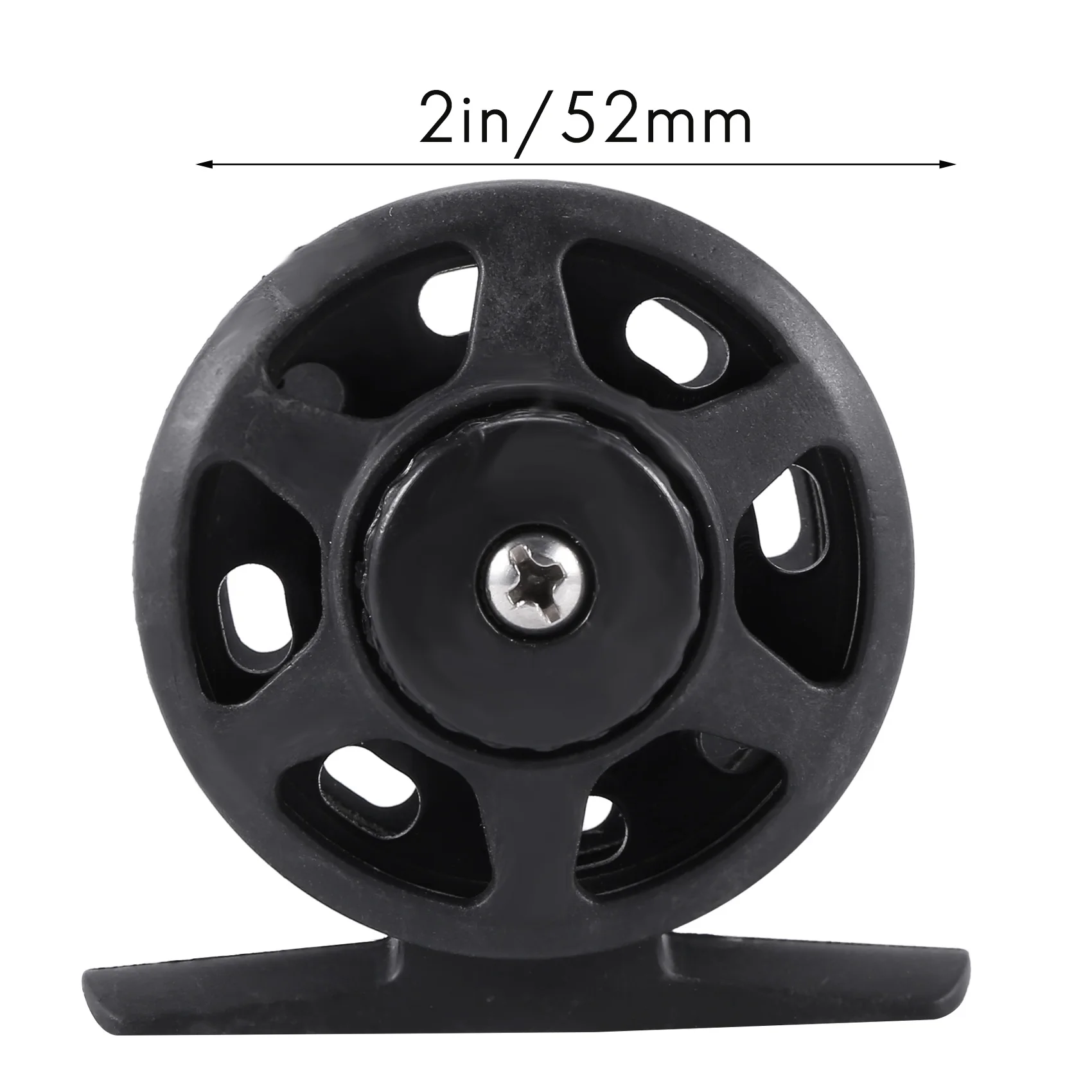 Lo-ok Plastic fly reel river fishing fly fishing Stream left / right exchange possible (reel diameter 52 mm)