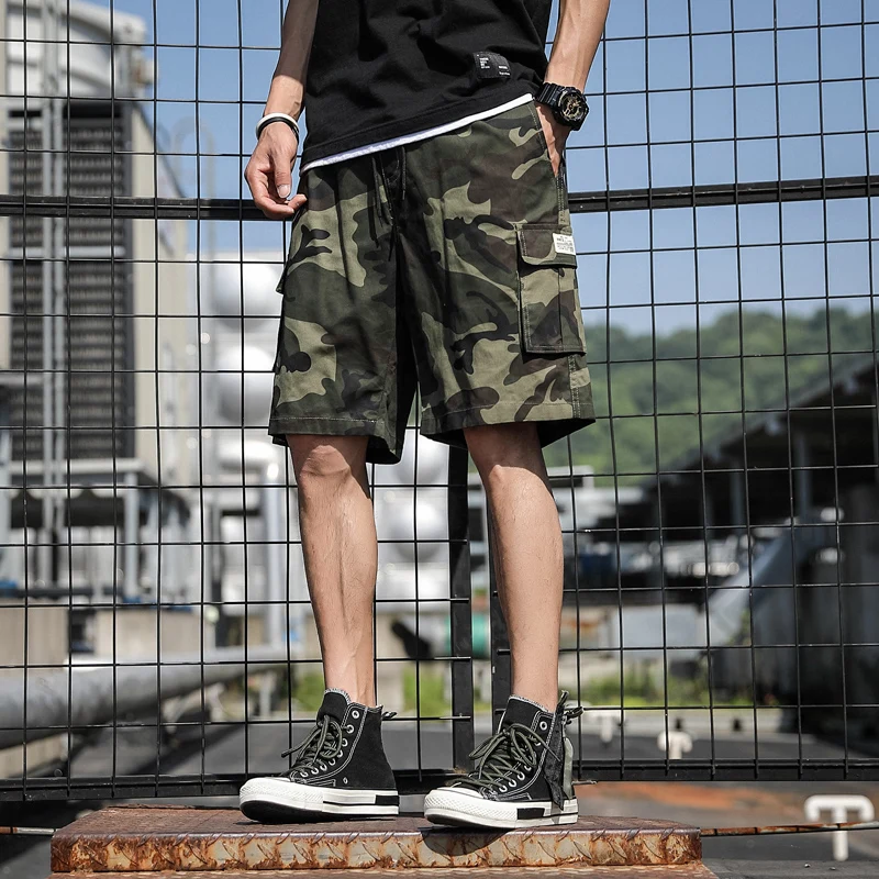 Heren Zomer Camouflage Cargo Shorts Heren Casual Joggers Shorts Met Meerdere Zakken En Losse Sweatshorts Heren Militaire Hoge Kwaliteit Shorts