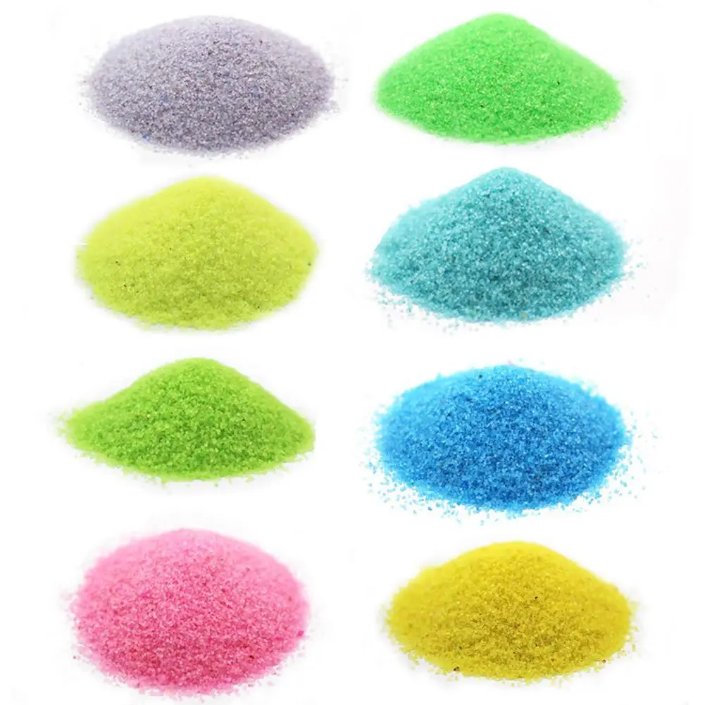 Arena luminosa nocturna que brilla en la oscuridad, decoración de acuario de fiesta, pintura brillante DIY, botella de deseos de estrella, partículas fluorescentes, 10g, gran oferta