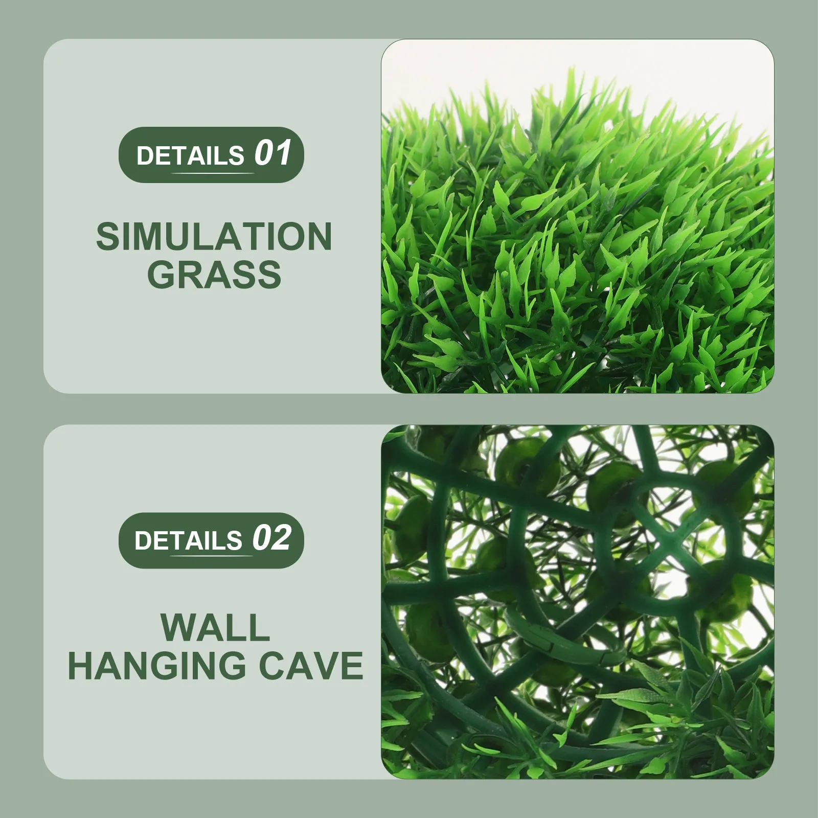Gecko Grass Hide Cave 6