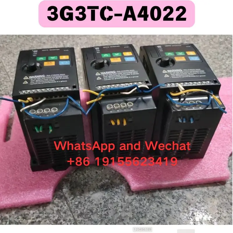 Used 3G3TC-A4022 Frequency converter Functional test OK Fast delivery