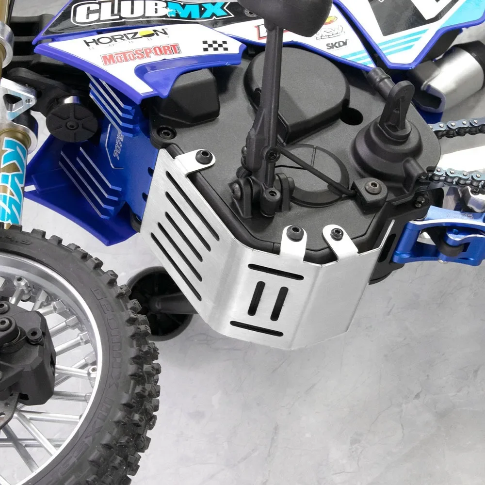 Für LOSI 1/4 Promoto-MX Motorrad Edelstahl Schutz Rüstung Geändert Teil Servo Protector Schild Schutz Schallwand Upgrade Teil