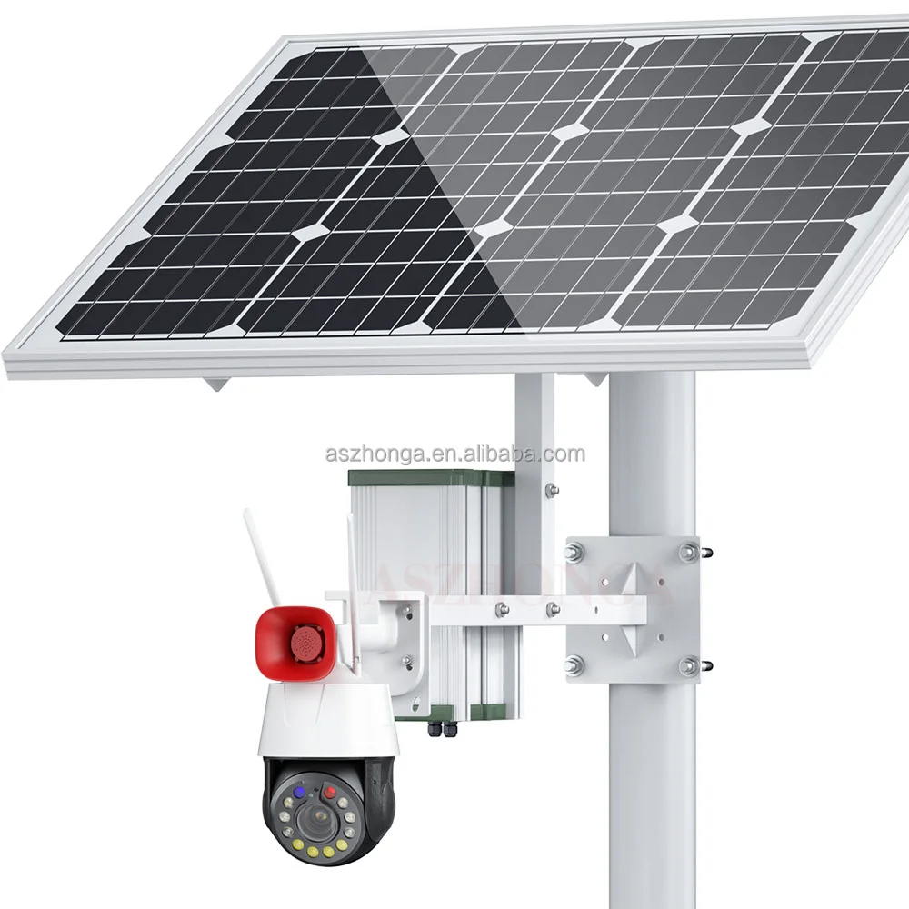 80 واط 40AH بطارية لوحة طاقة شمسية HD 5MP/8MP 33X التكبير الأمن كاميرا IP اللاسلكية 4G بطاقة SIM في الهواء الطلق PTZ CCTV كاميرا مراقبة CamHi #3