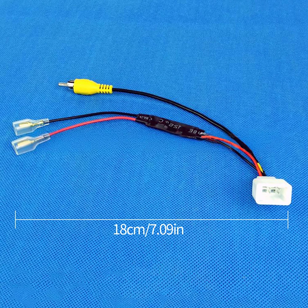 4ピン車用リバースカメラ固定配線ハーネスケーブルプラグアダプターコネクター、トヨタ車に適合