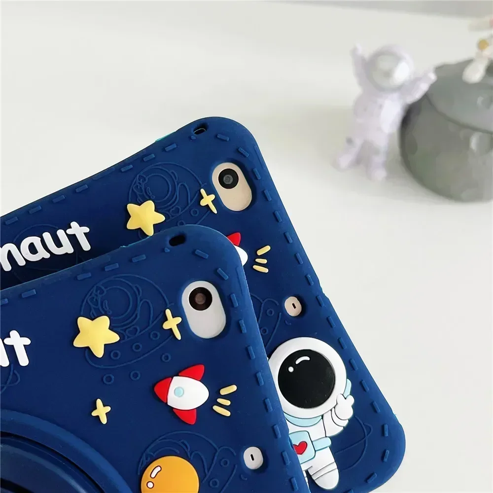 Coque pour Samsung Galaxy Tab A9 Plus A8 10.5 SM-X200 X205 A 8 A7 10.4 Dock Lite P610 T220 360 Rotation Enfants Tablette Stand Cover