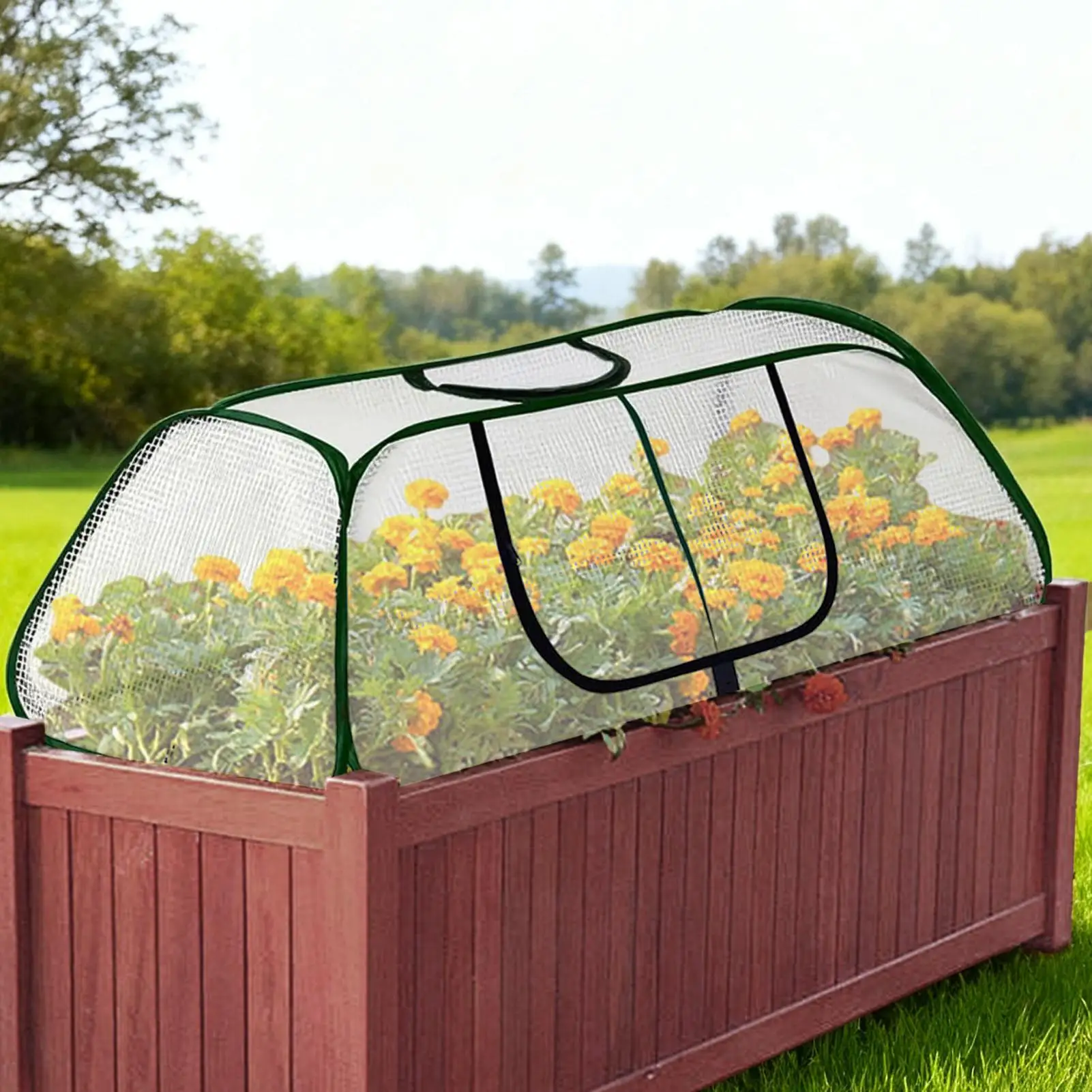 

Portable Greenhouse Waterproof Portable Tent 45x 21.6inch Flower Accelerator Tents For Vegetable Seedling Flower Gardening