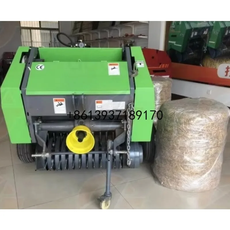 New Hot Selling Mini Round Hay Baler for Sale Automatic Pickup Straw Baling Packaging Equipment 4 Models Available