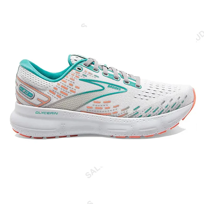 BROOKS Women Running Shoes Glycerin 20 Outdoor Casual Sneakers Non-slip Breathable Cushioning Fitness Tennis Shoes for Women