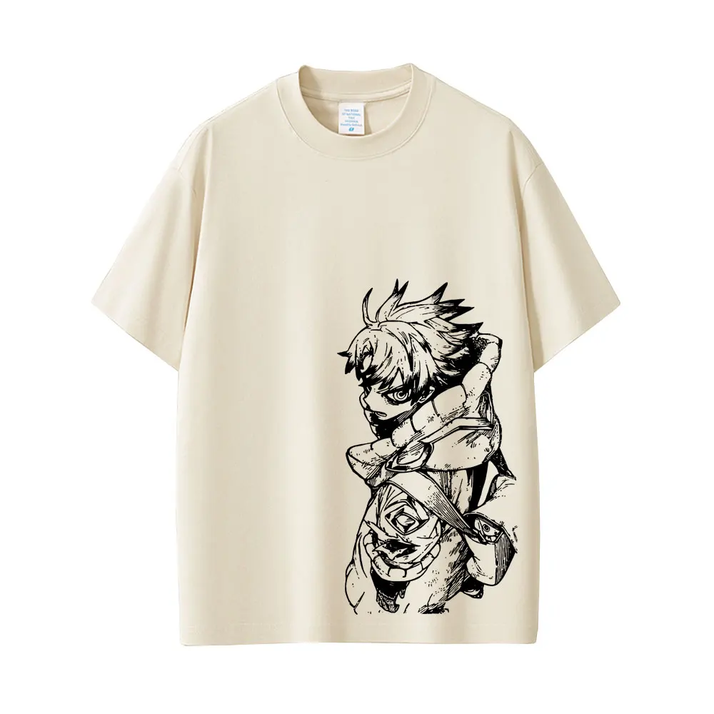 

Anime Gachiakuta Rudo T-shirt Men Women Manga Cosplay Harajuku Streetwear Men's Casual Soft Cotton Tshirt Male Vintage T Shirts